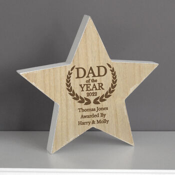 Personalised 'Dad Of The Year' Star, 3 of 8