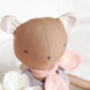 Bruno Bear Handmade Heirloom Soft Toy, thumbnail 3 of 12