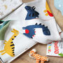 Personalised Dinosaurs Cotton Knit Blanket, thumbnail 6 of 12