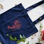 Lobster Tote Bag Embroidery Kit, thumbnail 1 of 5
