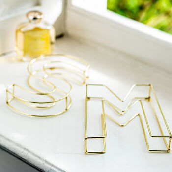 Gold Wire Letters, 3 of 3