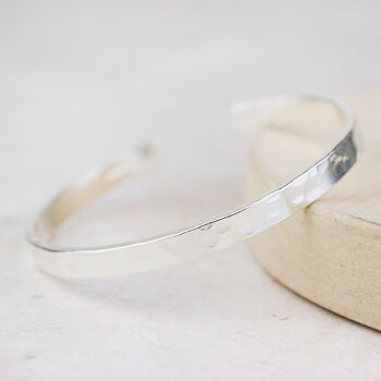 Sterling Silver Birthstone Cuff, 3 of 7