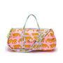 Quilted Weekend Bag | Pink Tiger, thumbnail 1 of 3
