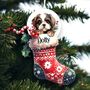 Personalised Shih Tzu Christmas Stocking Bauble, thumbnail 2 of 2