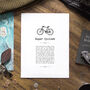 Cycling Quotes Print Gift For Cyclist, thumbnail 4 of 7