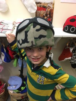 Child's Army Hi Vis Helmet Cover, 5 of 6
