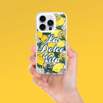 La Dolce Vita Lemon Phone Case For iPhone, 5 of 8
