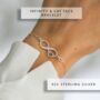 Cat Mum Gift, Sterling Silver Cat Face Bracelet, thumbnail 2 of 6