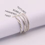 Silver Stacking Rings, thumbnail 2 of 11