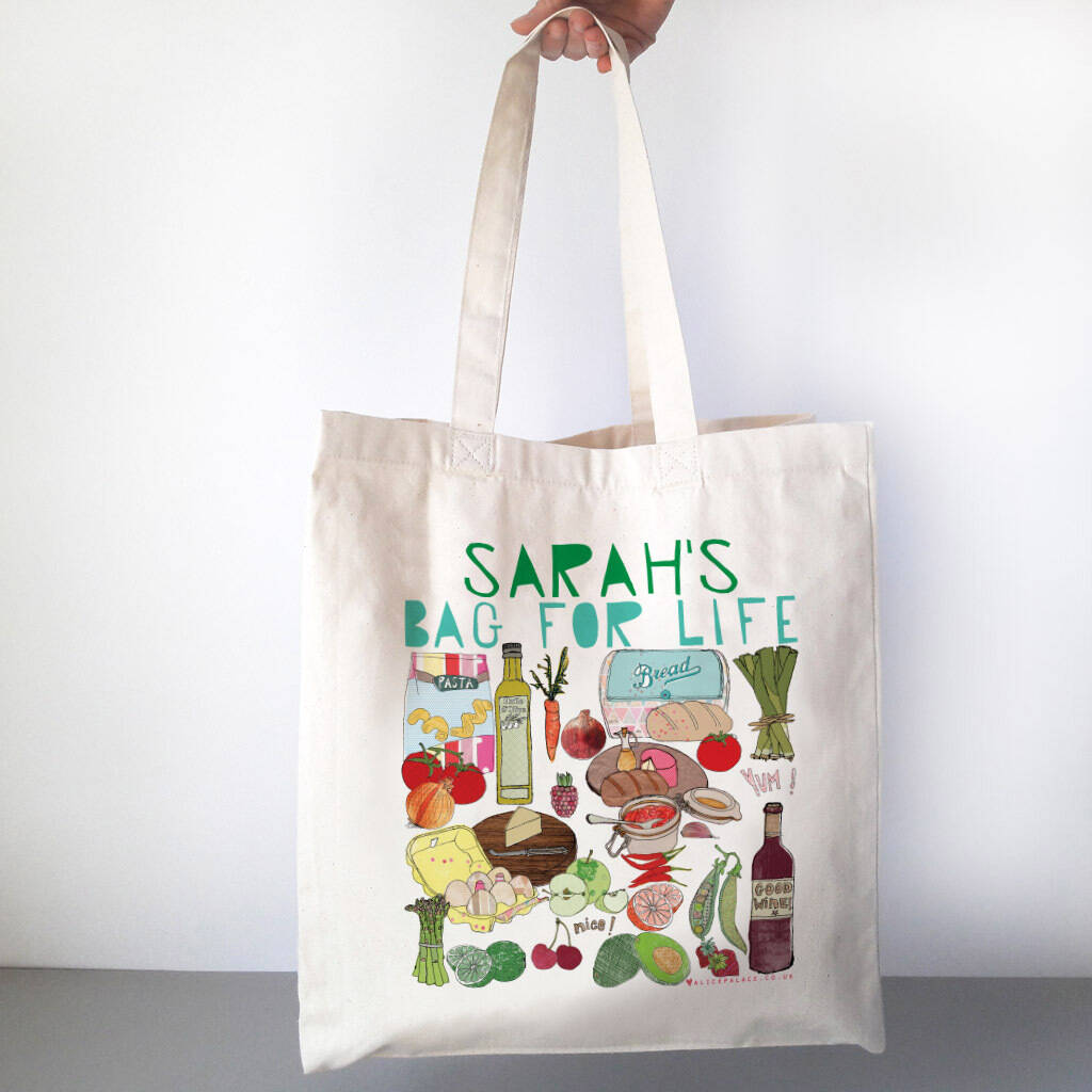 Personalised Shopping Bag For Life By Alice Palace | notonthehighstreet.com