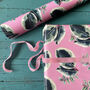 Rubber Plant Pink Gift Wrap X Two Sheets, thumbnail 1 of 3