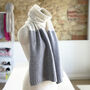 Personalised Oversize Pure Cashmere Two Colour Scarf, thumbnail 1 of 6