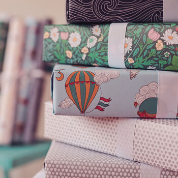 Luxury Wrapping Paper 'Up And Away' Print, 6 of 7