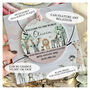 Personalised New Baby Granddaughter, Niece, Any Relation Greeting Card, thumbnail 3 of 3