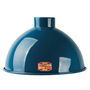 Vintlux Dome Enamel Lampshade Petrol Blue, thumbnail 1 of 2