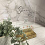 Floral Personalised Share The Love Sign Clear Wedding Party, thumbnail 4 of 5
