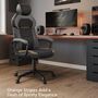 Adjustable Gaming Office Chair With Headrest And Tilt, thumbnail 1 of 7