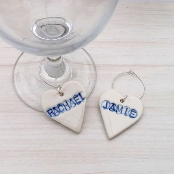 Personalised Wine Glass Charm Wine Gifts, 4 of 6