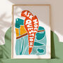 'Ask More Questions' Kids Positive Parrot Nursery Print, thumbnail 1 of 4