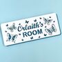 Personalised Butterfly Children's Door Sign, thumbnail 2 of 12