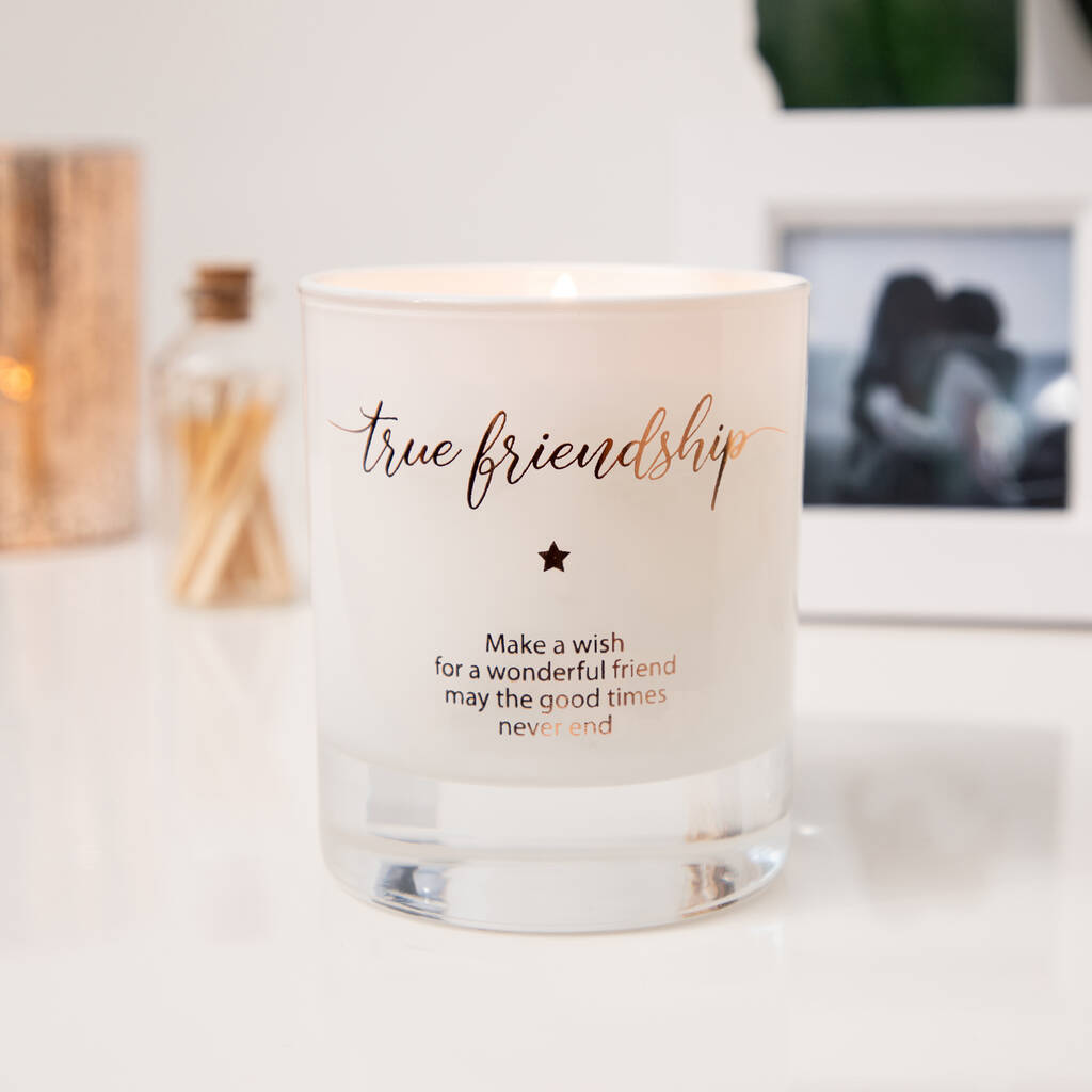 Make A Wish For True Friendship Scented Candle, 1 of 6