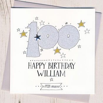 Personalised Sparkly Age Card, 3 of 3