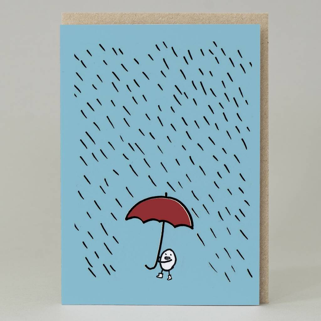 Rainy Day Card By Hole In My Pocket