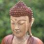 Hand Carved Buddha Statue 40cm Hand Down, thumbnail 5 of 6