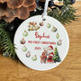Custom Baby's First Christmas Keepsake Ornament Gift, thumbnail 7 of 7