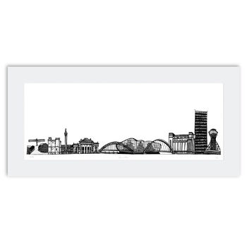 Newcastle Skyline Screen Print, 2 of 3