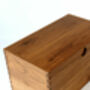 Handmade Wooden Blanket Box Storage Chest, thumbnail 9 of 12