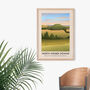 North Wessex Downs Aonb Travel Poster Art Print, thumbnail 4 of 8