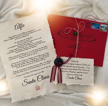 Personalised First Christmas Letter From Santa Claus, 6 of 6