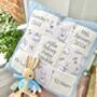 Personalised Bunny Memory Cushion**, thumbnail 2 of 5