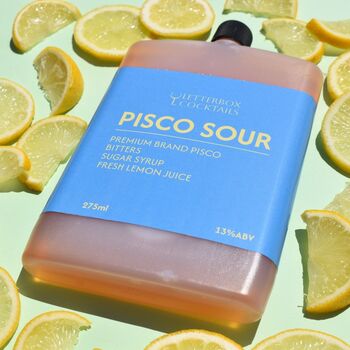 Six Pisco Sours Cocktails And Garnishes Gift Box, 2 of 2