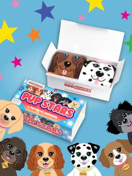 United Oddsocks Pup Stars Girls Gift Box Set, 3 of 4
