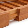 Extendable Luxury Bamboo Bathtub Caddy Bath Tray, thumbnail 3 of 5