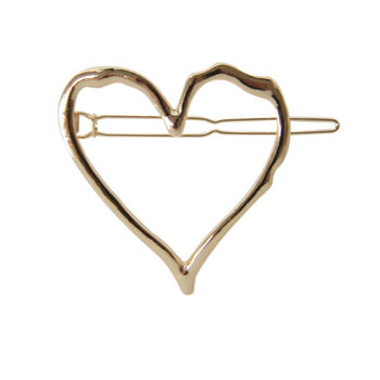 Gold Heart Hair Clip, 2 of 4