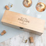 Personalised Wine Box For Wedding / Anniversary, thumbnail 2 of 4