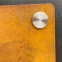 Celtic Styled Corten Steel House Sign, thumbnail 4 of 8