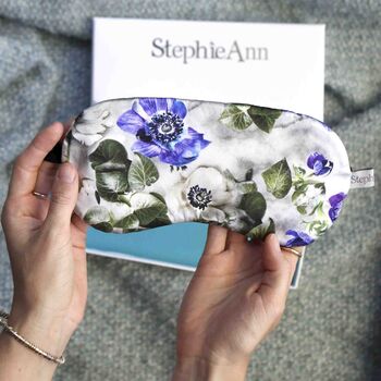 Silk Sleep Eye Mask With Dried Lavender Pamper Gift, 6 of 9