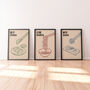 Sushi Japanese Food Art Print | Minimalist Kitchen Wall Decor, thumbnail 5 of 8