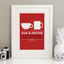 Personalised Couples Drinks Print, thumbnail 3 of 7