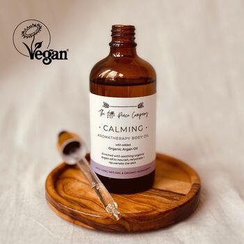 Calming Nourishing Aromatherapy Body Oil, 2 of 4