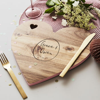 Personalised Couples Chopping Board, 6 of 7