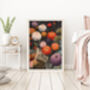 Japanese Abstract Flower Art Print, thumbnail 3 of 4