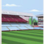 Villa Park Football Stadium Print Gift, thumbnail 2 of 9