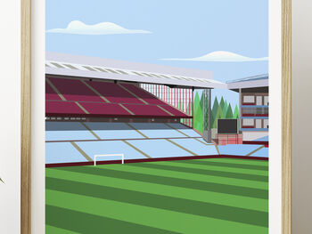 Villa Park Football Stadium Print Gift, 2 of 9
