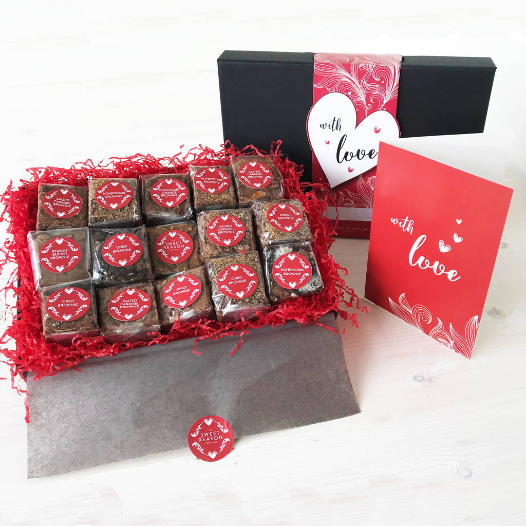 'Love Bites' Indulgent Brownie Gift, 1 of 7