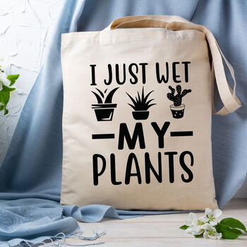 Funny Tote 'I just wet my plants', 4 of 7